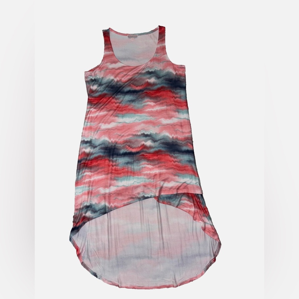 Women's PJ Salvage Sleeveless Hi-Low Patterned Dress - Size XL